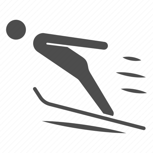 Jump, sport, winter, ski, flight, human, skier icon - Download on Iconfinder