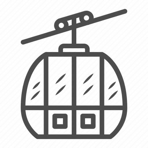 Mountain, funicular, cable, transportation, lift, cabin icon - Download on Iconfinder