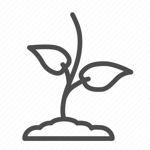 Growth, plant, seedling, sprout, leaf, ground, garden icon - Download on Iconfinder