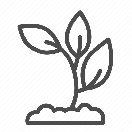 Plant, seedling, growing, growth, ground, leaf, garden icon - Download on Iconfinder