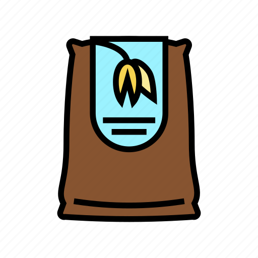Oat, bag, nutrition, flour, cookies, milk icon - Download on Iconfinder