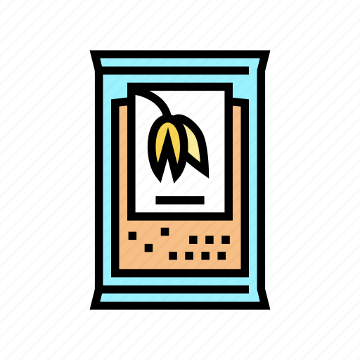 Portion, bag, oatmeal, nutrition, flour, cookies icon - Download on Iconfinder