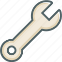 wrench, configuration, options, repair, setting, spanner