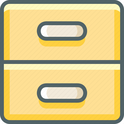 Cabinet, drawer, office, paper icon - Download on Iconfinder