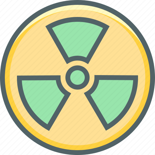Radioactive, atom, atomic, danger, energy, nuclear, warning icon - Download on Iconfinder