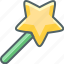 star, stick, achievement, award, favourite, like, prize 