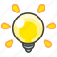 1f4a1, bulb, light 