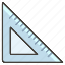 1f4d0, ruler, triangular