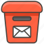 1f4ee, postbox 