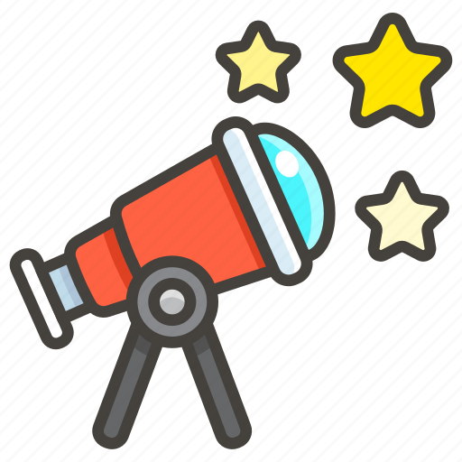 1f52d, b, telescope icon - Download on Iconfinder