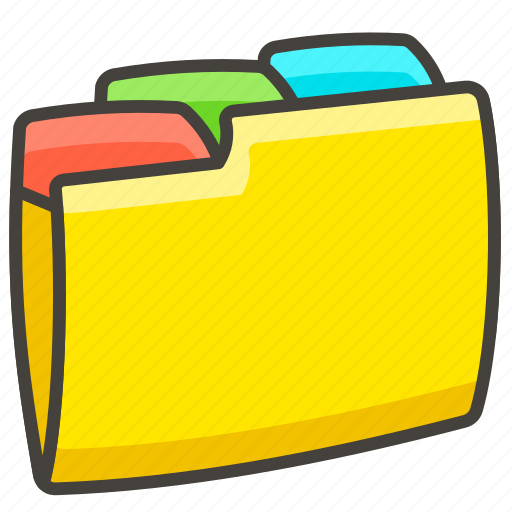 1f5c2, card, dividers, index icon - Download on Iconfinder