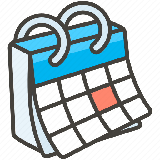 1f5d3, calendar, spiral icon - Download on Iconfinder