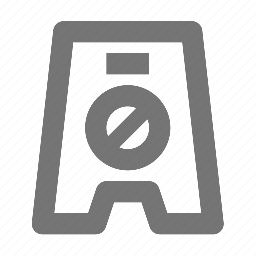 Sign, slippery, stop, cleaning, denied, entry, floor icon - Download on Iconfinder