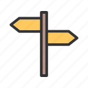 board, direction, post, road, sign, traffic, travel
