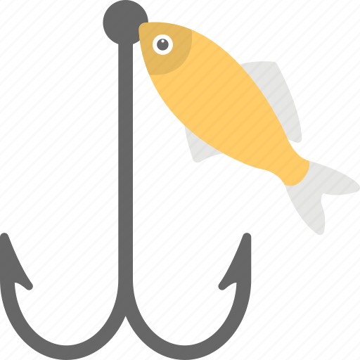 Double bait, double fishing hook, fish hook, fisherman equipment, fishing hook icon - Download on Iconfinder