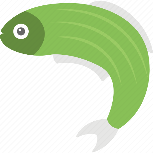 Fish, fishing symbol, round form fish, seafood, turning fish icon - Download on Iconfinder
