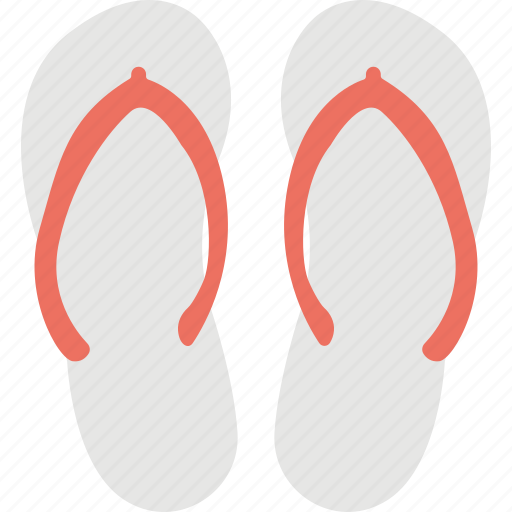Beach sandal, beach slipper, flip flops, slippers, thongs slippers icon - Download on Iconfinder