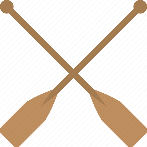Crossed oars, oars, shipping, shipping paddles, wooden oars icon - Download on Iconfinder