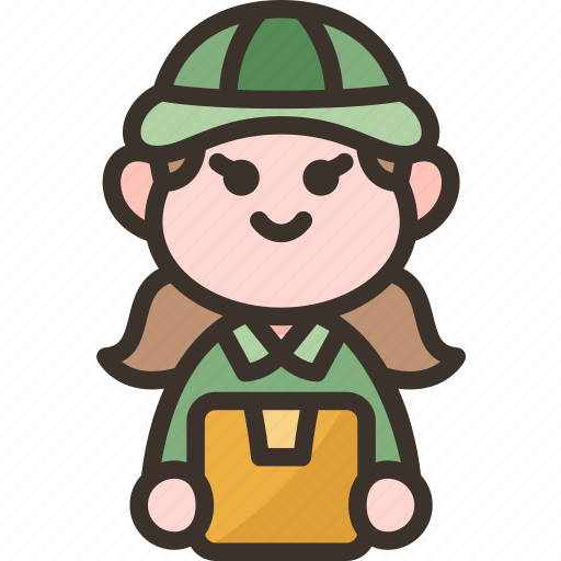 Postman, delivery, parcel, courier, service icon - Download on Iconfinder