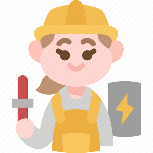 Electrician, electric, technician, repair, worker icon - Download on Iconfinder