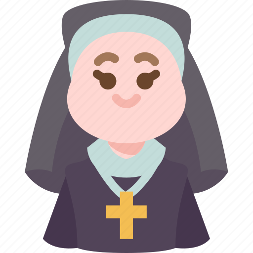 Nun, sister, church, christian, catholic icon - Download on Iconfinder