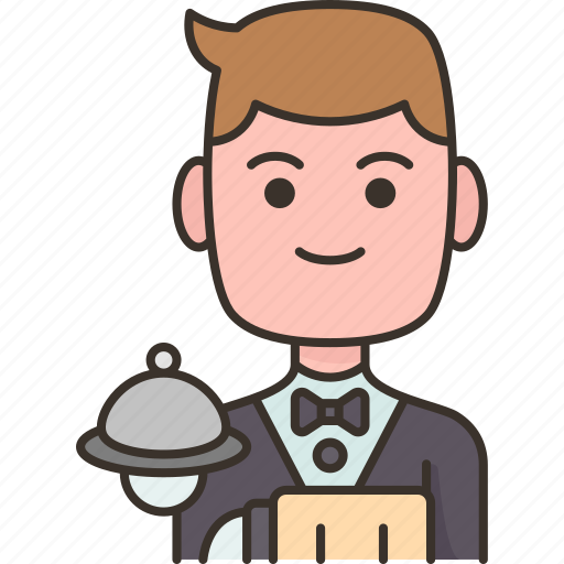 Butler, service, restaurant, formal, hospitality icon - Download on Iconfinder