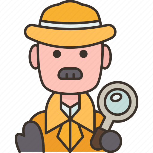 Detective, inspector, investigate, crime, police icon - Download on Iconfinder