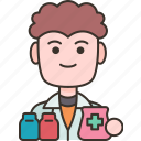 pharmacist, pharmaceutical, doctor, drugstore, healthcare