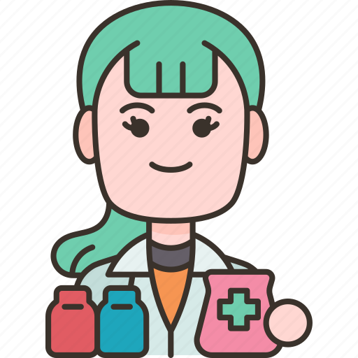 Pharmacist, drugstore, prescription, medicine, healthcare icon - Download on Iconfinder