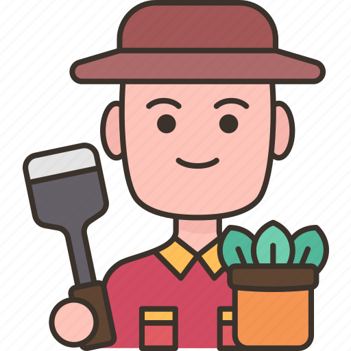 Gardener, horticulture, plant, hobby, leisure icon - Download on Iconfinder