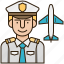 avatar, captain, plane, policeman, uniform 