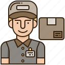 avatar, deliverymen, logistic, postman, service