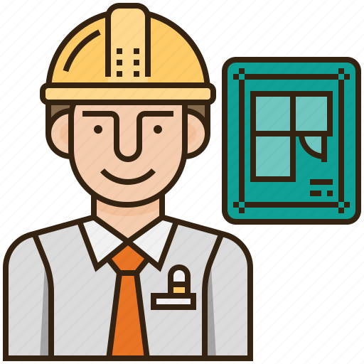 Architecture, construction, engineer, engineering, uniform icon - Download on Iconfinder