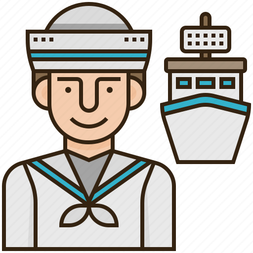 Marine, navy, sailboat, sailor, ship icon - Download on Iconfinder