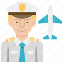 avatar, captain, plane, policeman, uniform