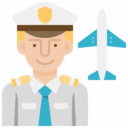 Avatar, captain, plane, policeman, uniform icon - Download on Iconfinder