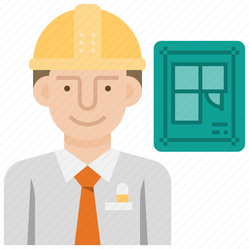Architecture, construction, engineer, engineering, uniform icon - Download on Iconfinder