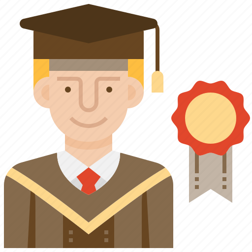 Graduate, graduation, student, uniform, university icon - Download on Iconfinder