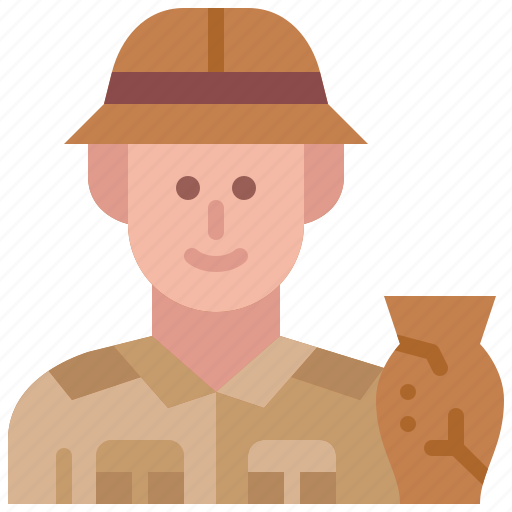 Archaeologist, occupation, profession, avatar, male, career, man icon - Download on Iconfinder