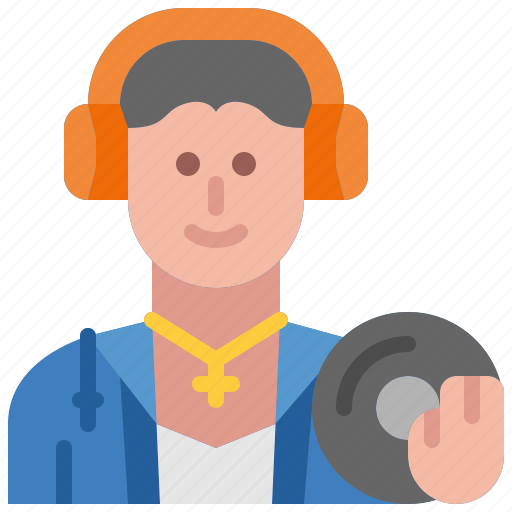 Dj, occupation, profession, avatar, male, party, man icon - Download on Iconfinder