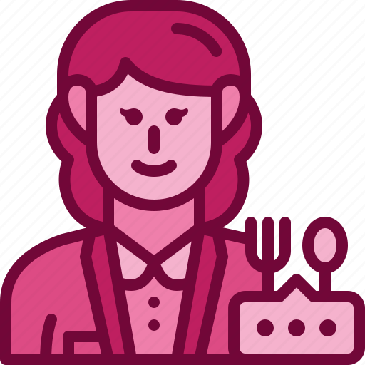Food, critic, reviewer, occupation, woman, avatar, career icon - Download on Iconfinder