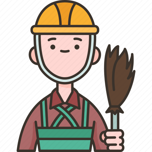 Cleaner, sweep, service, worker, staff icon - Download on Iconfinder