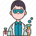 scientist, researcher, chemistry, laboratory, experiment