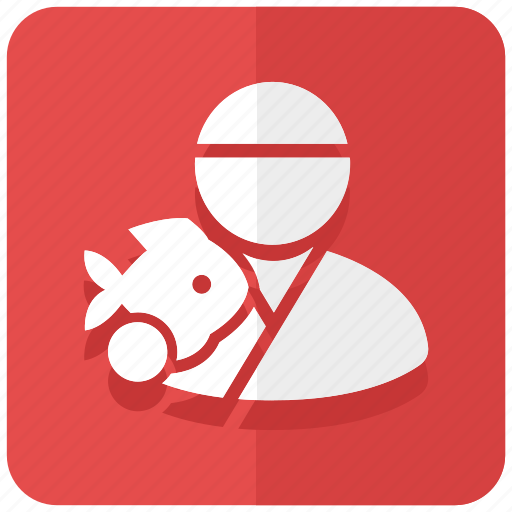 Chef, cook, fish, restaurant, sashimi, sushi icon - Download on Iconfinder