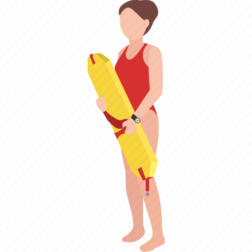 Beach, female, lifeguard, lifesaver, pool, rescue, surf icon - Download on Iconfinder