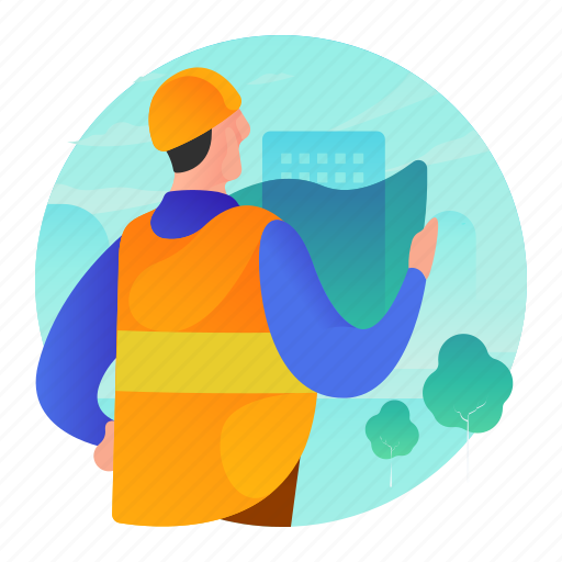 Architect, construction, engineer, man, occupation icon - Download on Iconfinder