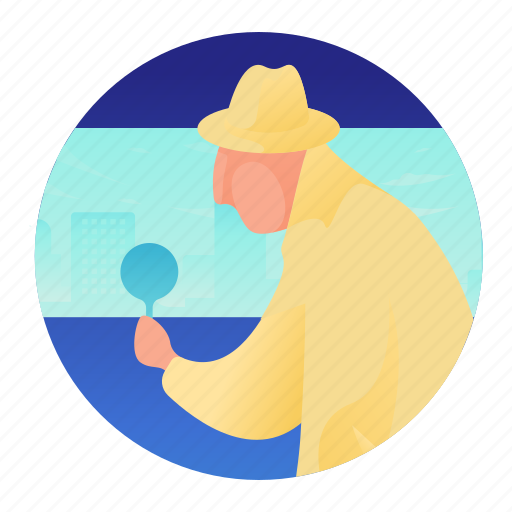 Detective, occupation, agent, man icon - Download on Iconfinder