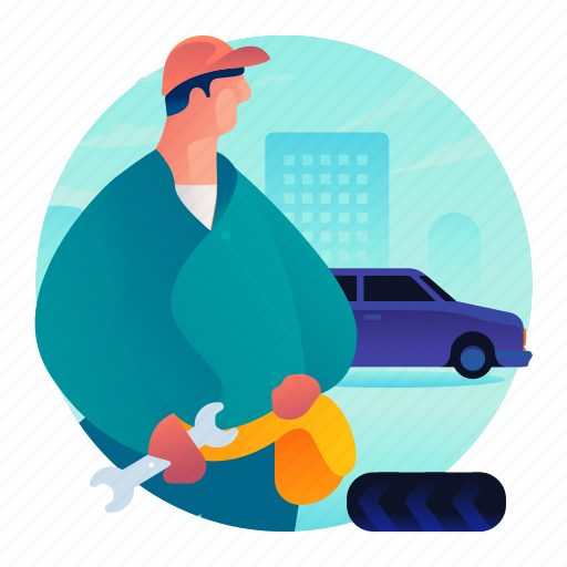 Man, mechanic, occupation, repair, service icon - Download on Iconfinder