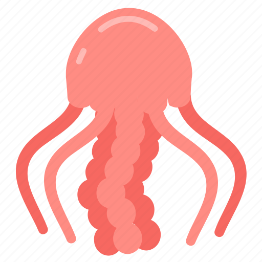 Jellyfish, invertebrates, fish, nettle, tentacles icon - Download on Iconfinder