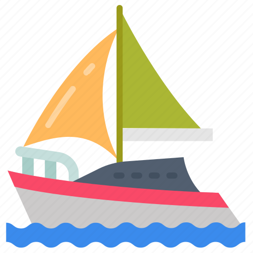 Sailboat, sailing, yacht, boat, adventure icon - Download on Iconfinder